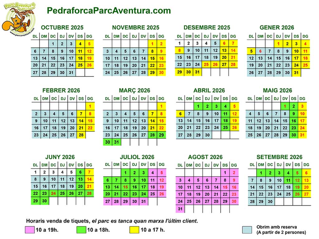 calendari pedraforca